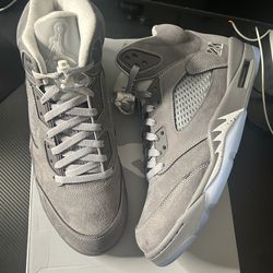 Jordan 5 Wolf Grey Size 11.5 New