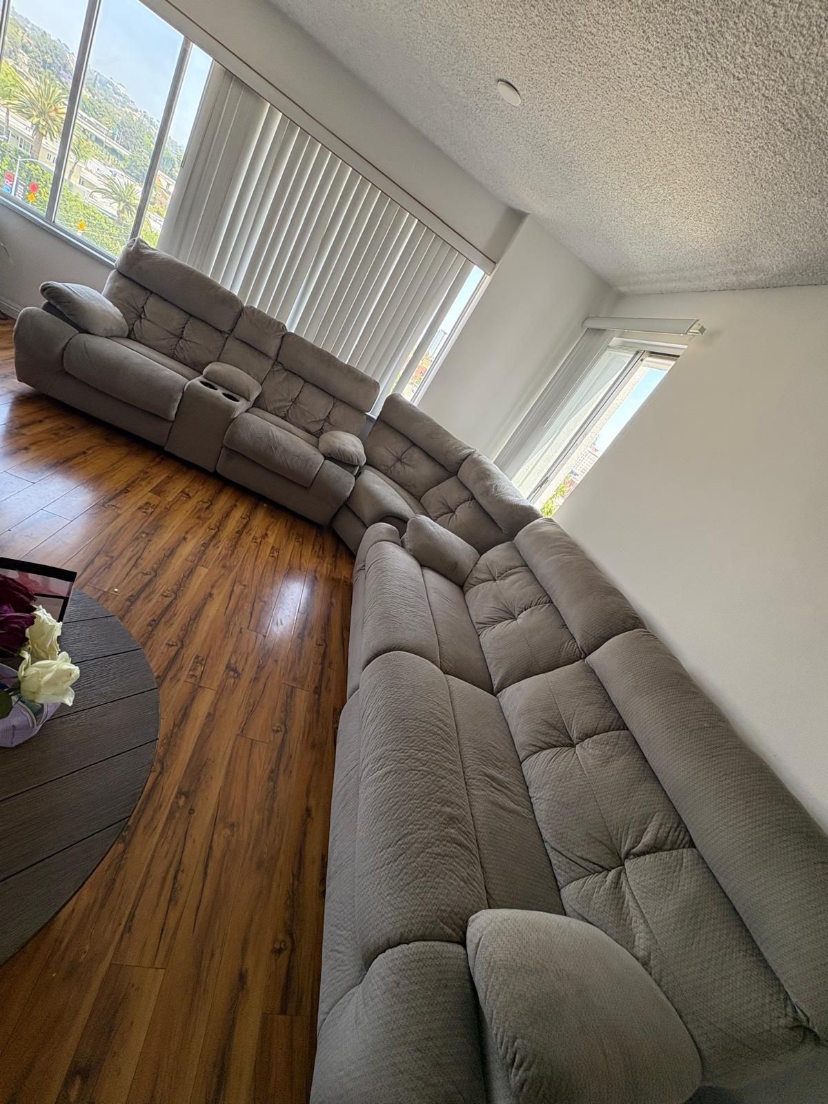 Sofa Power Reclining 6 Piece Sectional