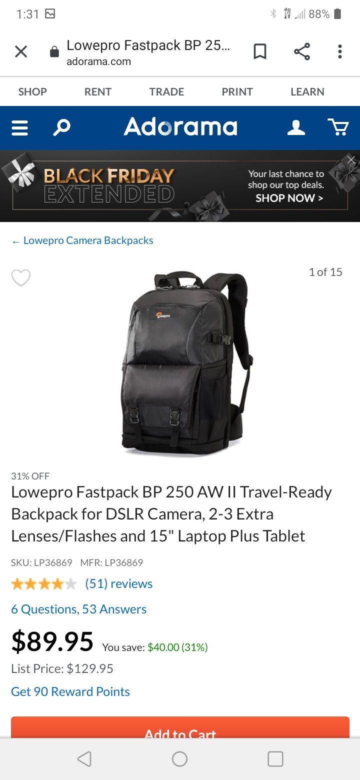 Lowepro Fastpack BP 250 AW 11