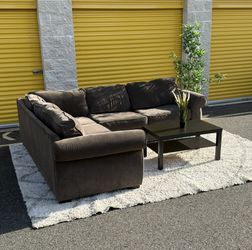 Delivery Available Sectional Couch Sofa