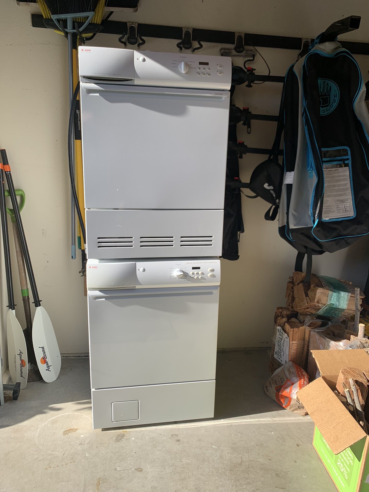 Asko compact sale washer and dryer