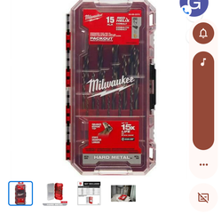 Milwaukee 15pc brand new