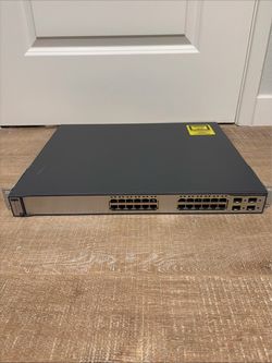 Cisco WS 3750G 24PS S - Used and as is