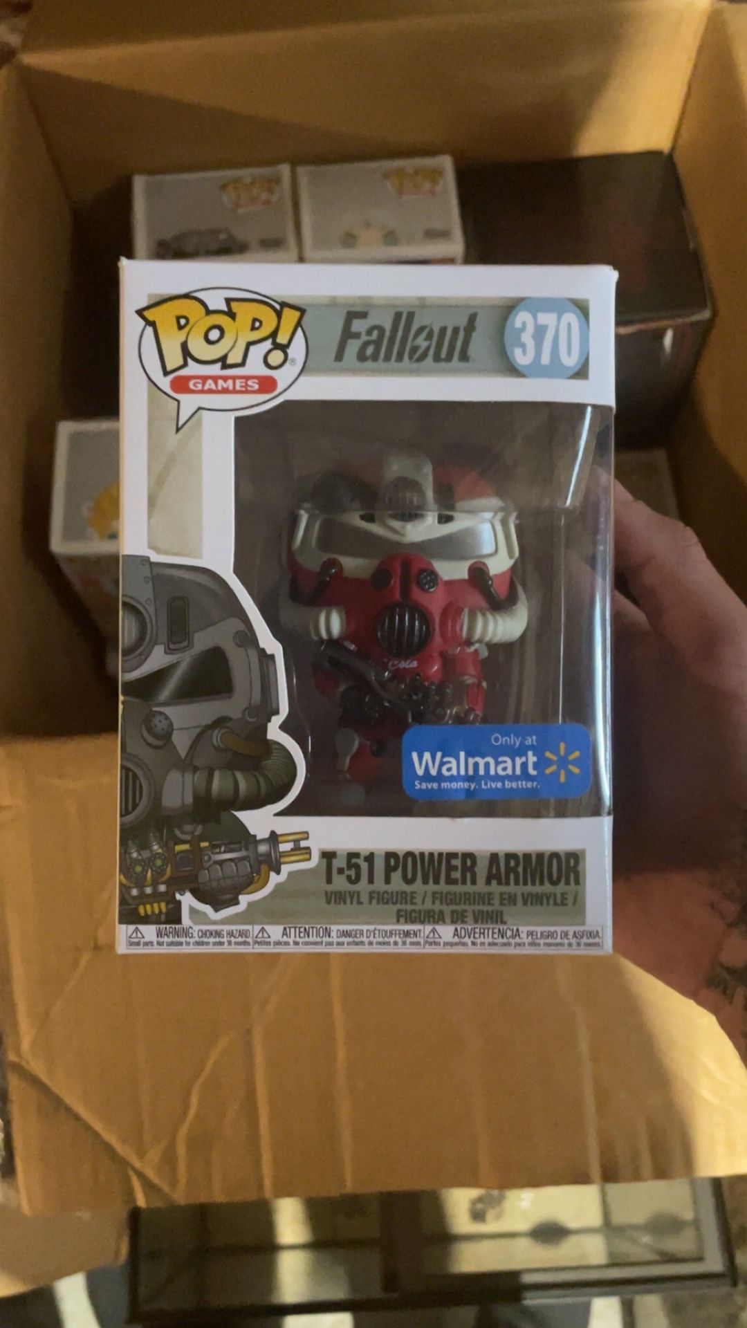 Fallout #370 Pop Funko. T-51 Nuka Cola Paint (Walmart Exclusive) Vaulted *RARE!*