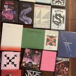 Lot of 17 kpop albums music cd’s compact disc enhypen,Ive, stray kids+ more