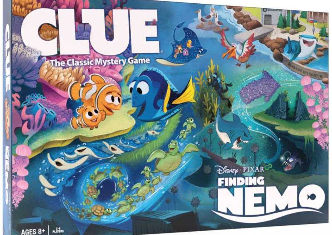 Finding Nemo Clue Board Game 