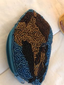 Monedero 👛 purse of beads