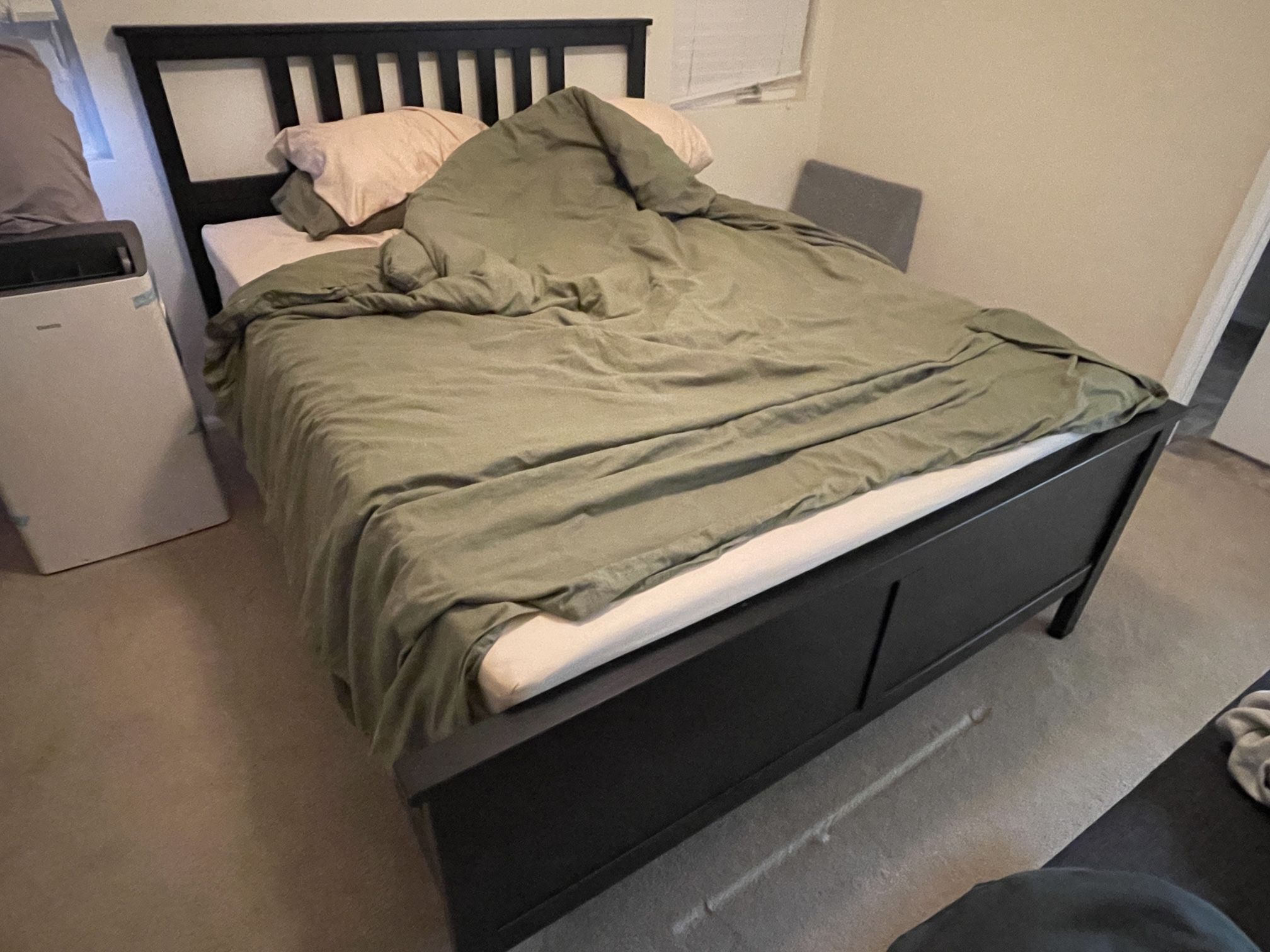 Black Wooden Bed frame