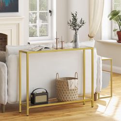 Gold Console/ hallway table