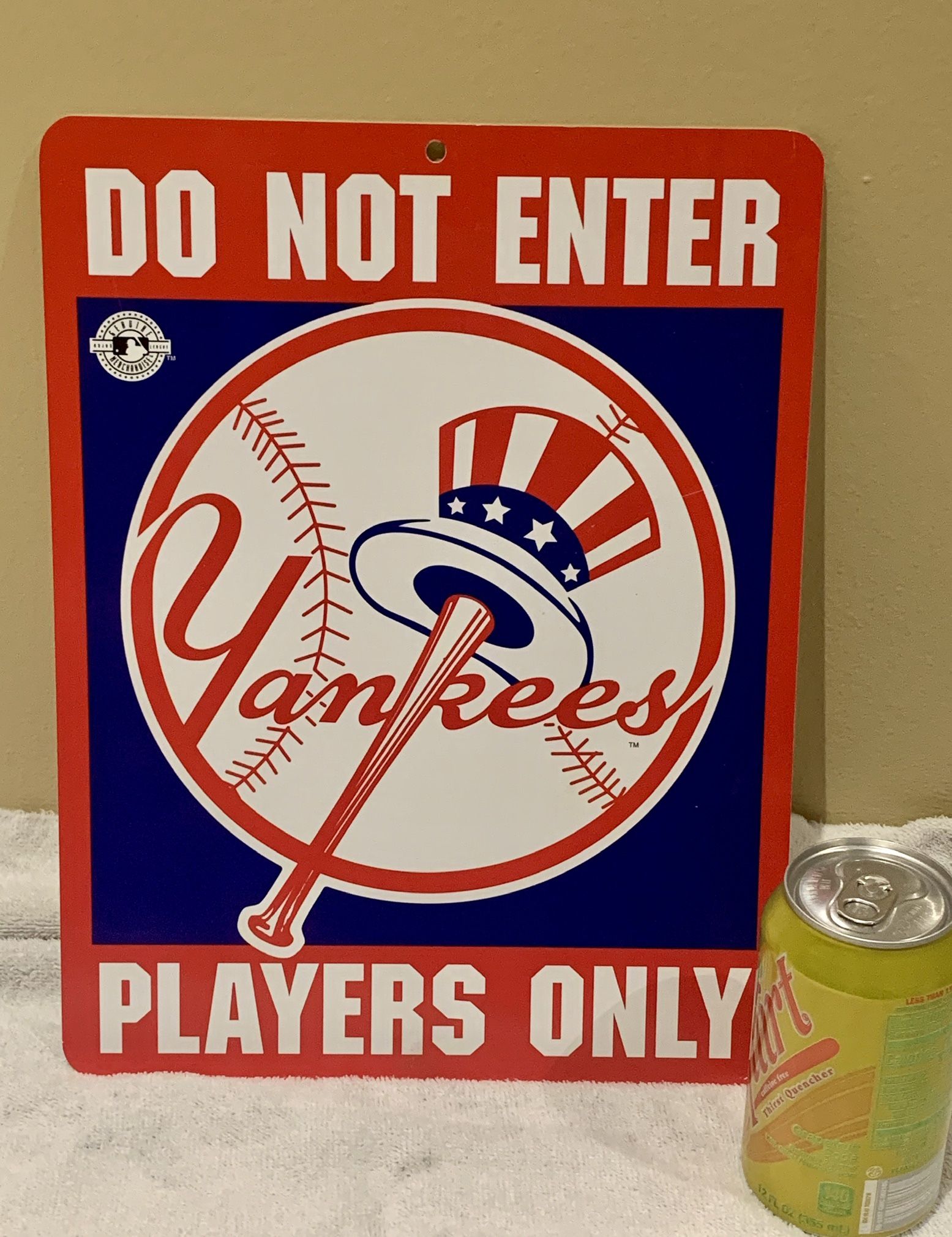 NY Yankees Do Not Enter-Players Only Sign