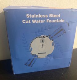 New stainless steel cat water drinking  fountain