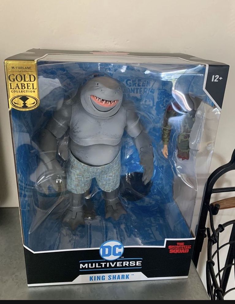 McFarlane DC Multiverse King Shark Gold Label Edition The Suicide Squad
