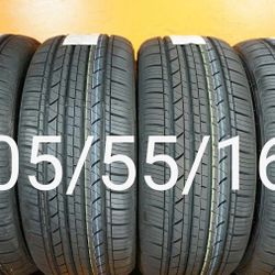 4 New Tires For Sale 205/55/16 We Service Motorcycle Tires