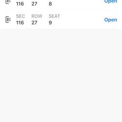 2 Tickets For Tonight 