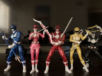 Bandai Power Rangers Set With Weapons