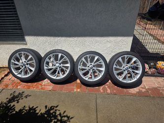 Audi oem 18 inch rims and tires.