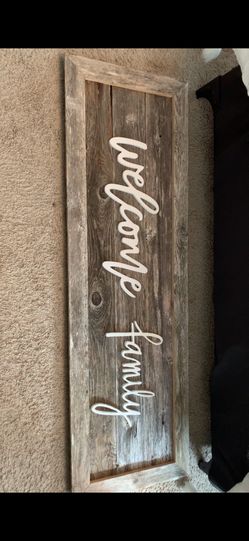 House Decor made of wood! size 63 1/2” X 20 “ Make an offer!