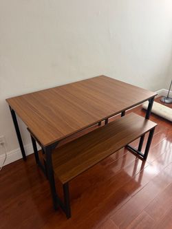 Dining Table and Bench Set