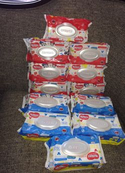 Sold 12 Pack of Huggies Wipes. Please See All The Pictures and Read the description