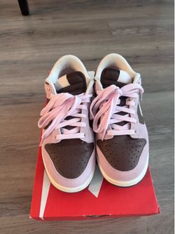 Brown and Pink Nikes