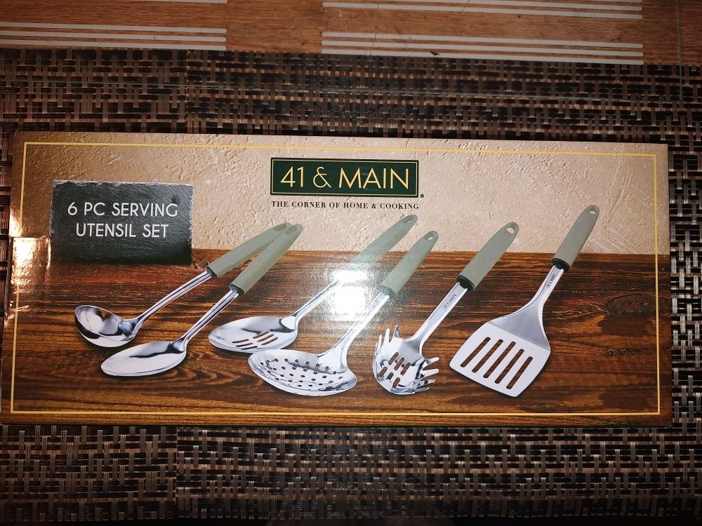 41 & MAIM 6 PC Serving Utensil Set Brand New
