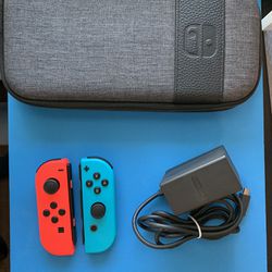 Nintendo Switch Joycons Original charger & Carrying Case OLED N64 SP 