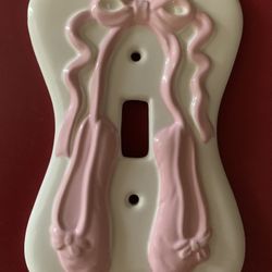Russ Porcelain Ballet Shoes Wall Switch Plate Cover