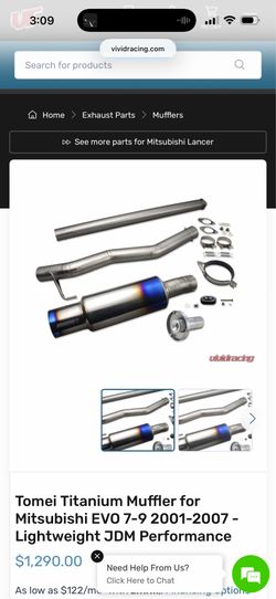 EVO 8/9 TOMEI FITS JDM BUMPER