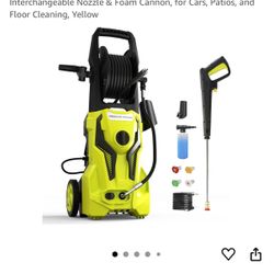 High Pressure Washer 4800PSImax 3.2GPM Power Washer Electric Powered with 25 FT Hose 