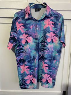 Sunday swagger golf polo Shirt – Size M