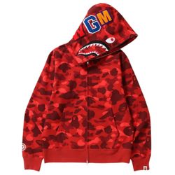 Bathing Ape Zip Up Hoodie Large