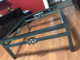 Glass coffee table