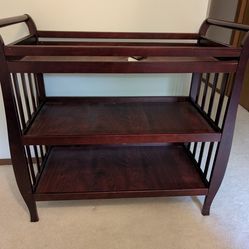 Crib and changing table
