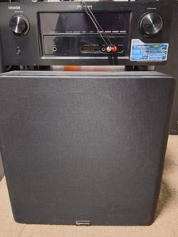 Truaudio sub 12' ,receiver and 2 speakers tower