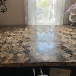6 pc real granit table 