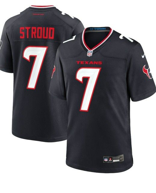 NEW! C.J. Stroud Houston Texans Game Jersey - Navy XL
