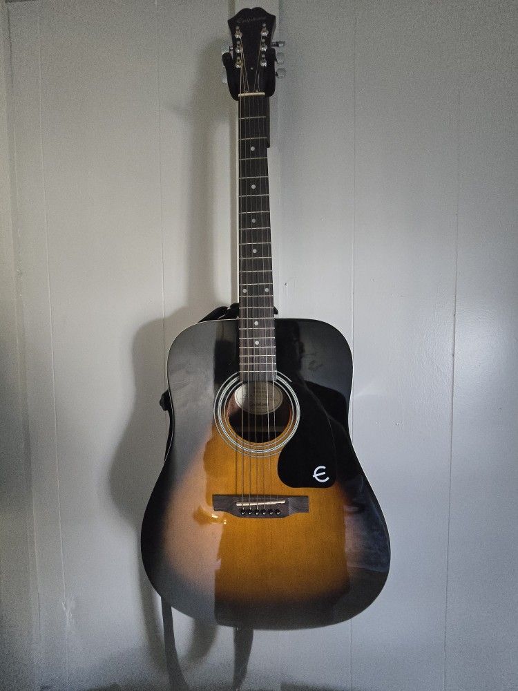 Epiphone DR100 Tobacco Sunburst Acoustic Guitar