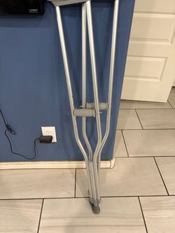 Aluminum Underarm Crutches Pair