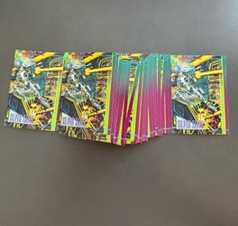 Lot of 36 of 1993 Marvel Universe Series IV Promo Cards Silver Sable Skybox