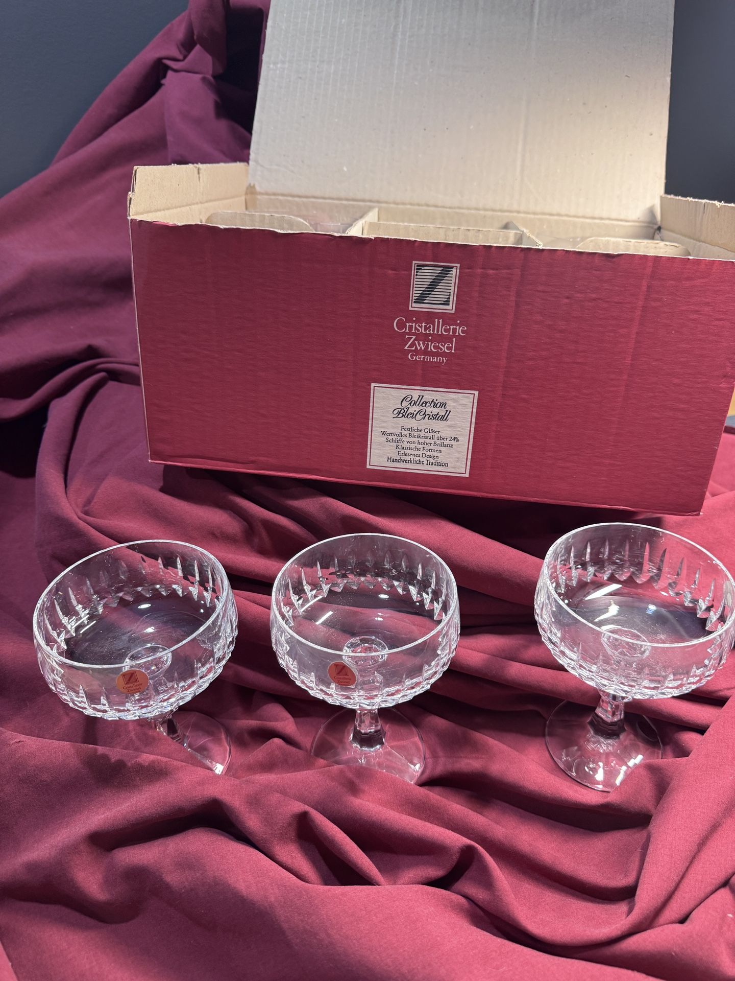 Cristallerie Zwiesel Crystal Tango/Champagne Glasses