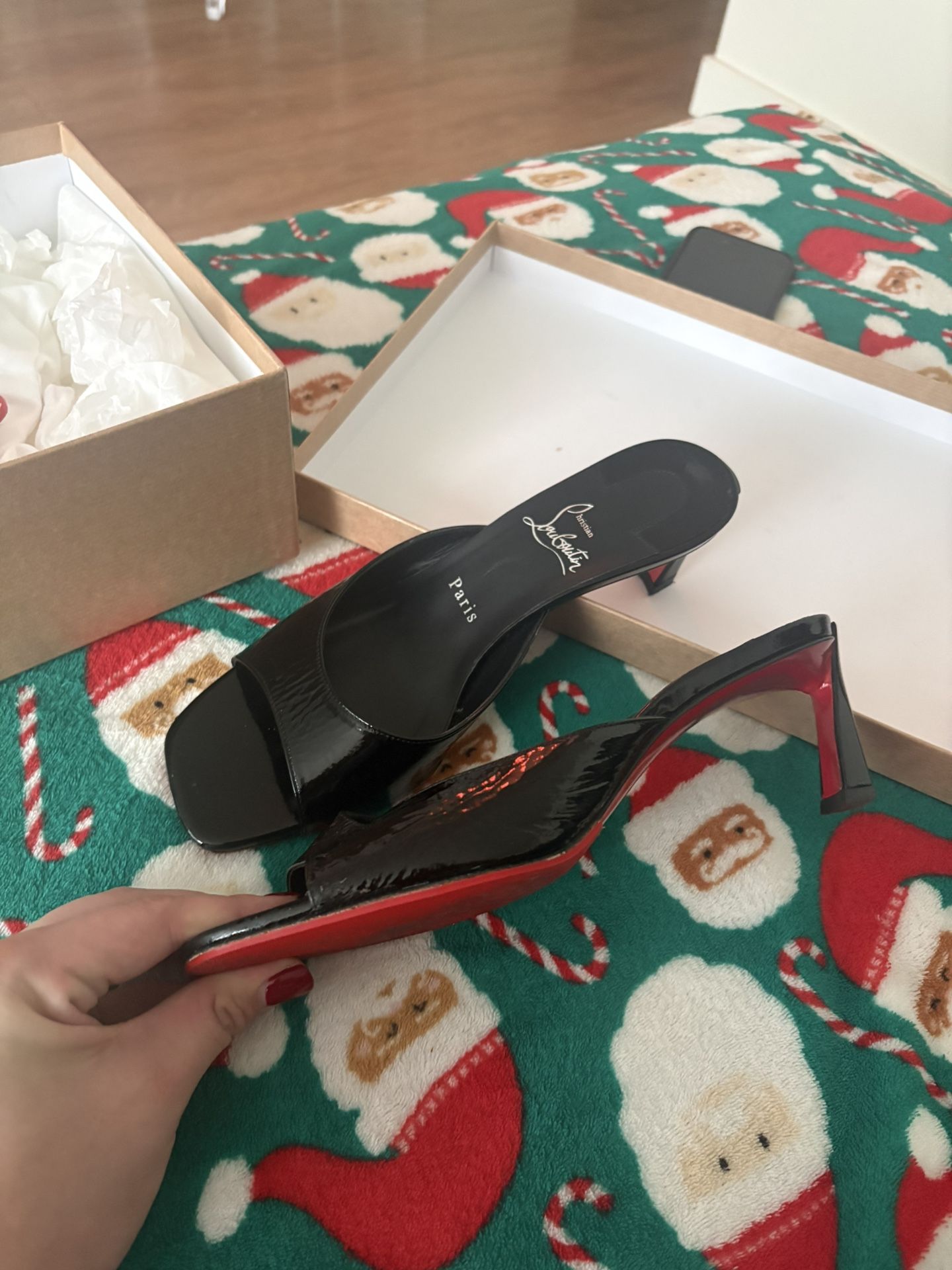 Christian louboutin Kitten Heel With Protective Sole