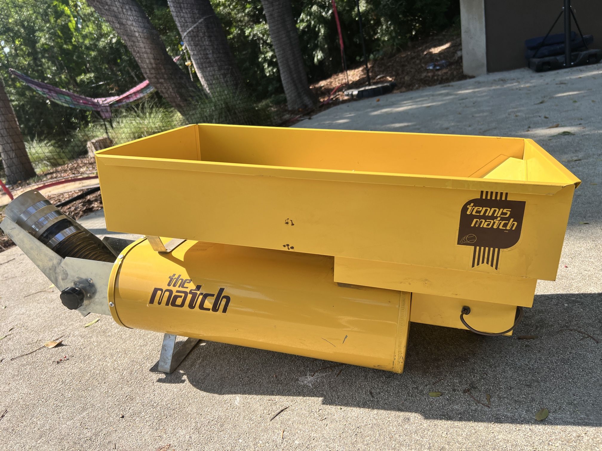 Vintage Tennis Ball Machine By Tennis Match