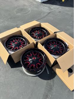 Brand New 18” Fuel Stoke Wheels for Toyota Tundra Dodge Ram 5x150 and 5x139.7