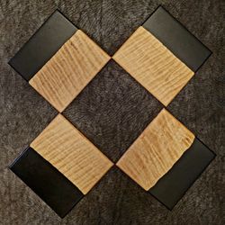 Curly Maple Coasters