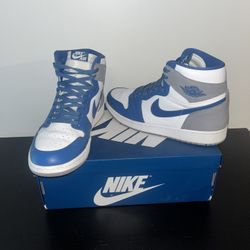 Jordan 1 OG Retro High True Blue/White/Cement Grey Men’s US 12 (Worn Once)
