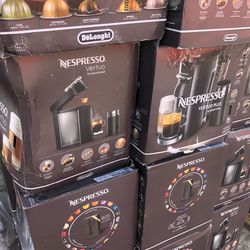 Coffee makers Delonghi, Nespresso available