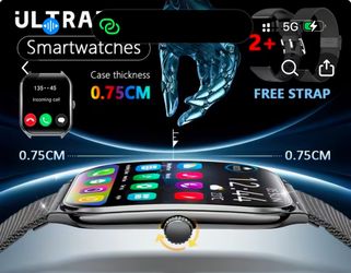Ultra-thin smart watch curved Screen
