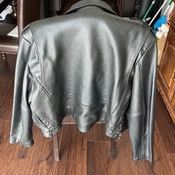 Brand new black leather jacket never been worn