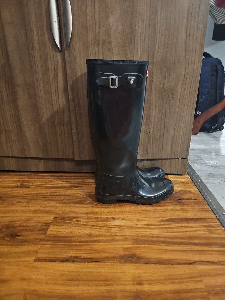 Hunter Rain Boots Glossy