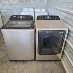 Samsung Stainless Top Load Washer And Dryer Set! Can Deliver Same Day! Warranty!
